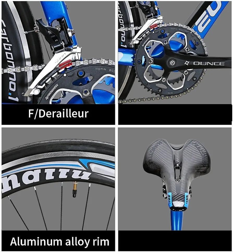 Eurobike XC9000, CARBON FIBER FRAME AND FORK, WEIHT <10KG