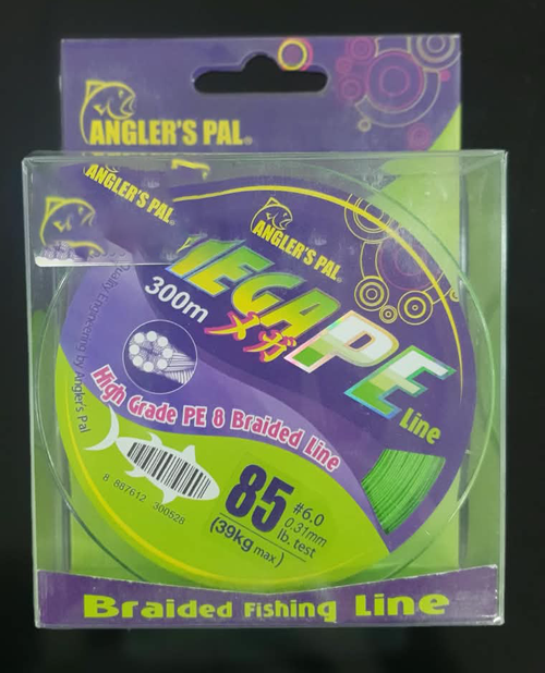 Angler's Pal Mega pe 300m (Size: 55lb, 70lb, 85lb)