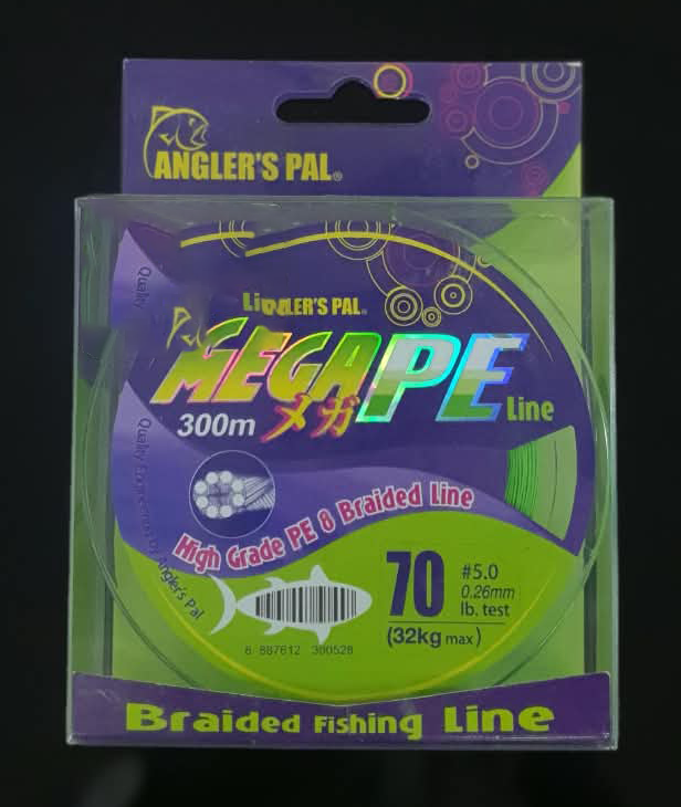 Angler's Pal Mega pe 300m (Size: 55lb, 70lb, 85lb)