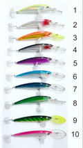 AquaPro - Deep Diving Minnow Trolling Lures (10 Colours)