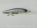 Asinia deep-diving suspending minnow/jerkbait lures No. 131 450 100mm 16g