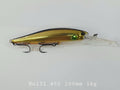 Asinia deep-diving suspending minnow/jerkbait lures No. 131 450 100mm 16g