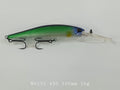 Asinia deep-diving suspending minnow/jerkbait lures No. 131 450 100mm 16g