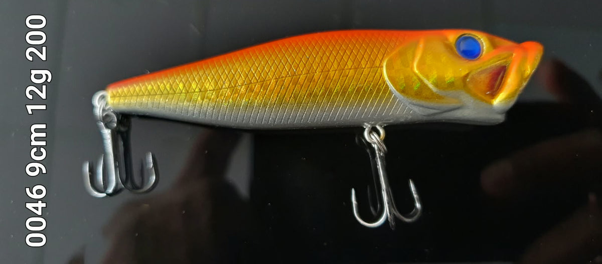 Fishing Lure - Topwater Floating Popper 9cm 12g
