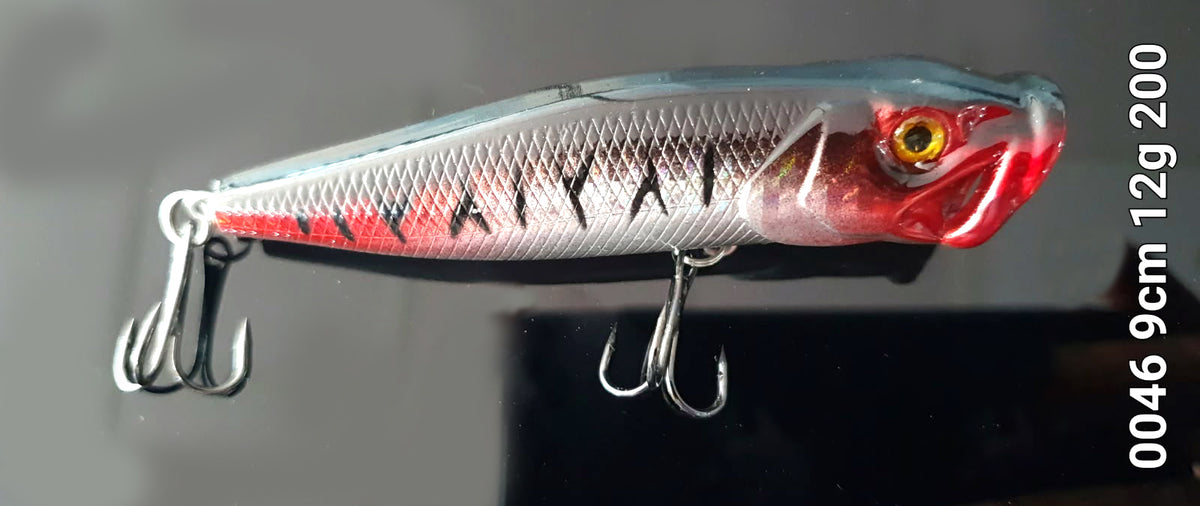 Fishing Lure - Topwater Floating Popper 9cm 12g