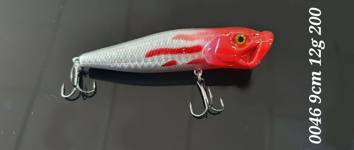 Fishing Lure - Topwater Floating Popper 9cm 12g
