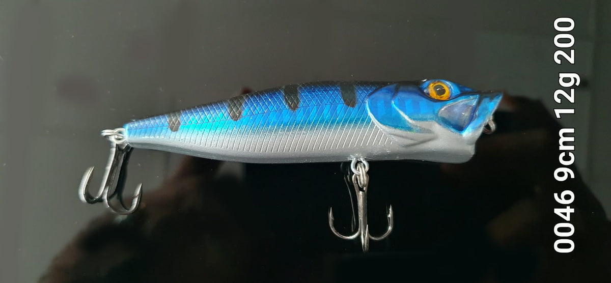 Fishing Lure - Topwater Floating Popper 9cm 12g