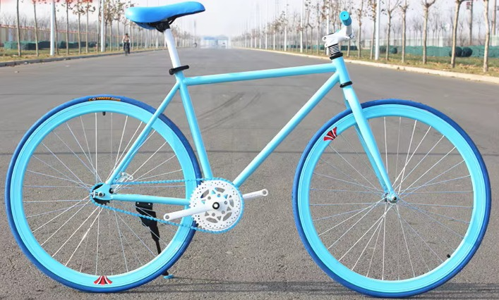 Road Bike Single Speed 700C bicycles, With 40mm Rim Set