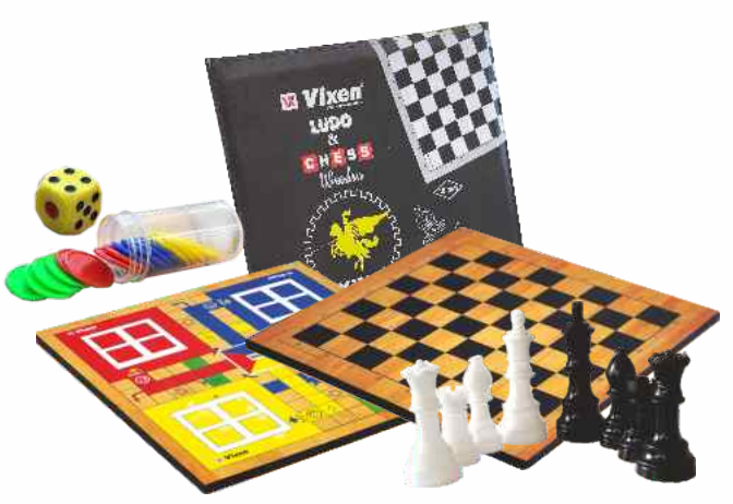 Vixen Chess & Ludo Xing Big (16 Inch / 10 mm)