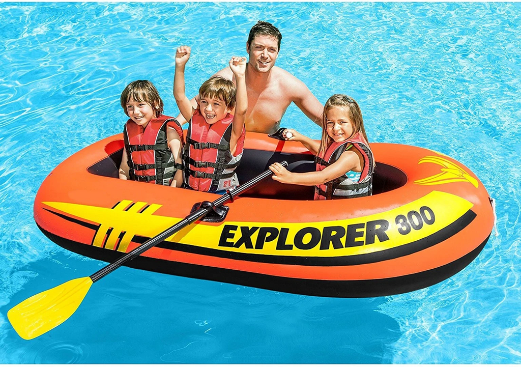 INTEX EXPLORER 300 BOAT SET