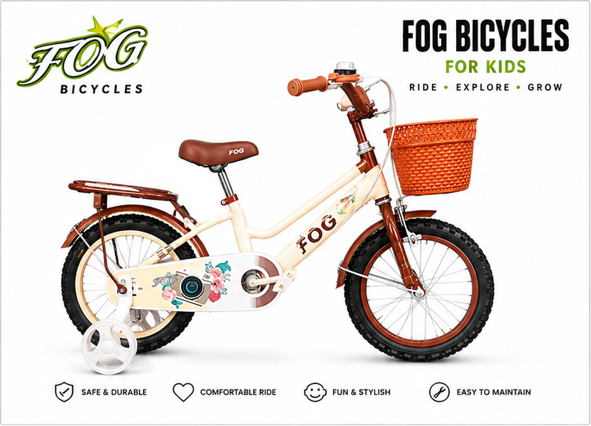 FOG Bicycles for Kids Sizes: 14, 16, 20
