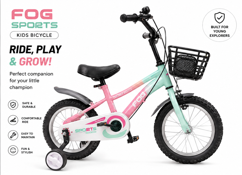 FOG Bicycles for Kids Sizes: 14, 16, 20