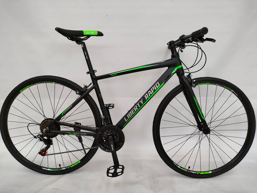 Rapid, Road Bike 700C, Full aluminium Alloy, No weld joint : Rs 24,500.00, With 10 year Gurarantee for frame and Fork Set