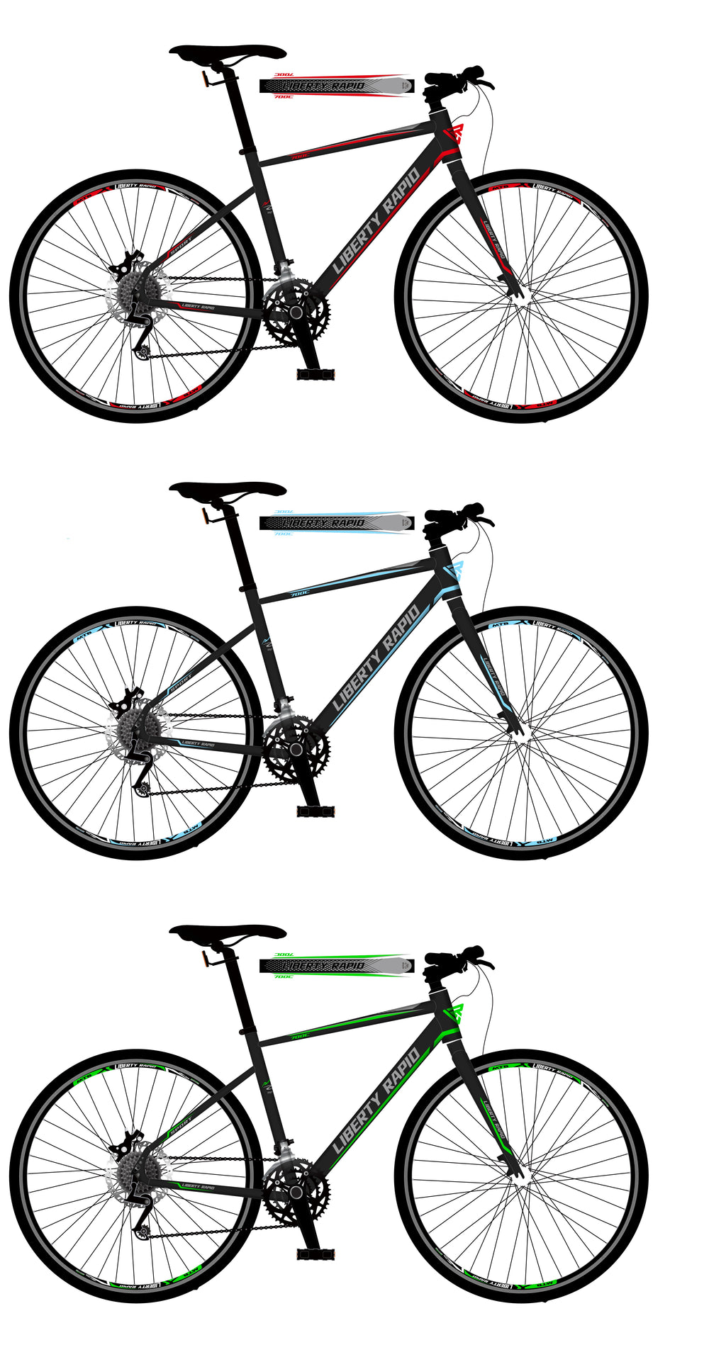 Rapid, Road Bike 700C, Full aluminium Alloy, No weld joint : Rs 24,500.00, With 10 year Gurarantee for frame and Fork Set