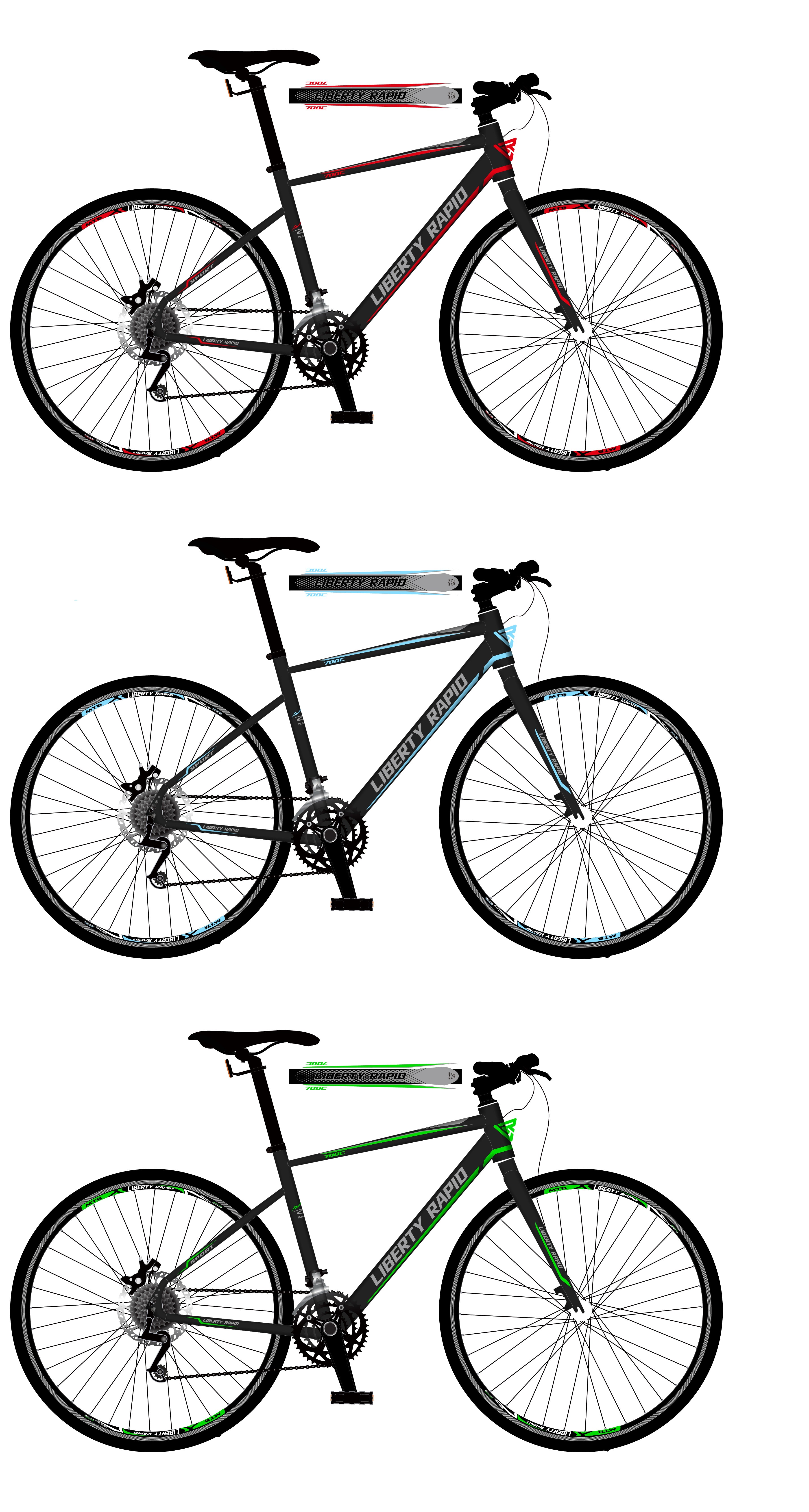 Rapid, Road Bike 700C, Full aluminium Alloy, No weld joint : Rs 24,500.00, With 10 year Gurarantee for frame and Fork Set