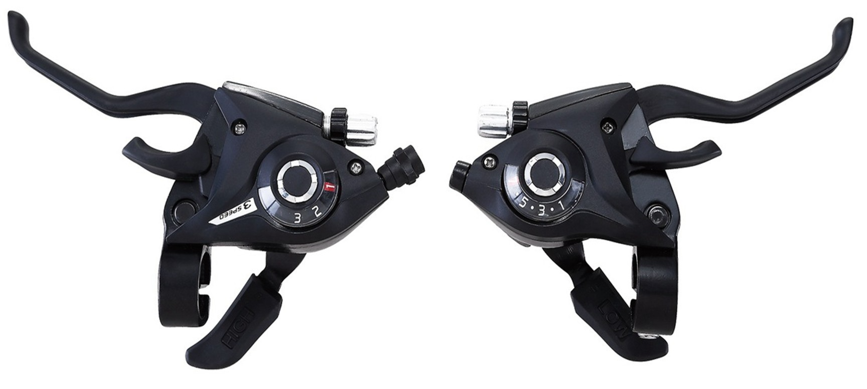 SUNRUN SHIFTER SET SL-KD-80--L3-R7,3*7S SHIFTER WITH BRAKE LEVER CABLE 1800/2200MM
