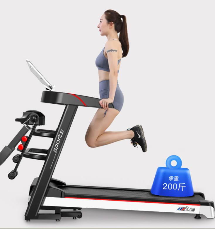 Foldable Treadmill with Massager &amp; Sit-Up Bench  2.5HP