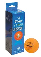 T.T Ball 3 Star Comp Pro Orange,3 PCS. BOX