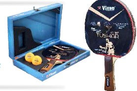 Table Tennis Bat Tuskar, 1 PCS TT BAT TUSKAR &  2 PCS TT BALLS 3 STAR