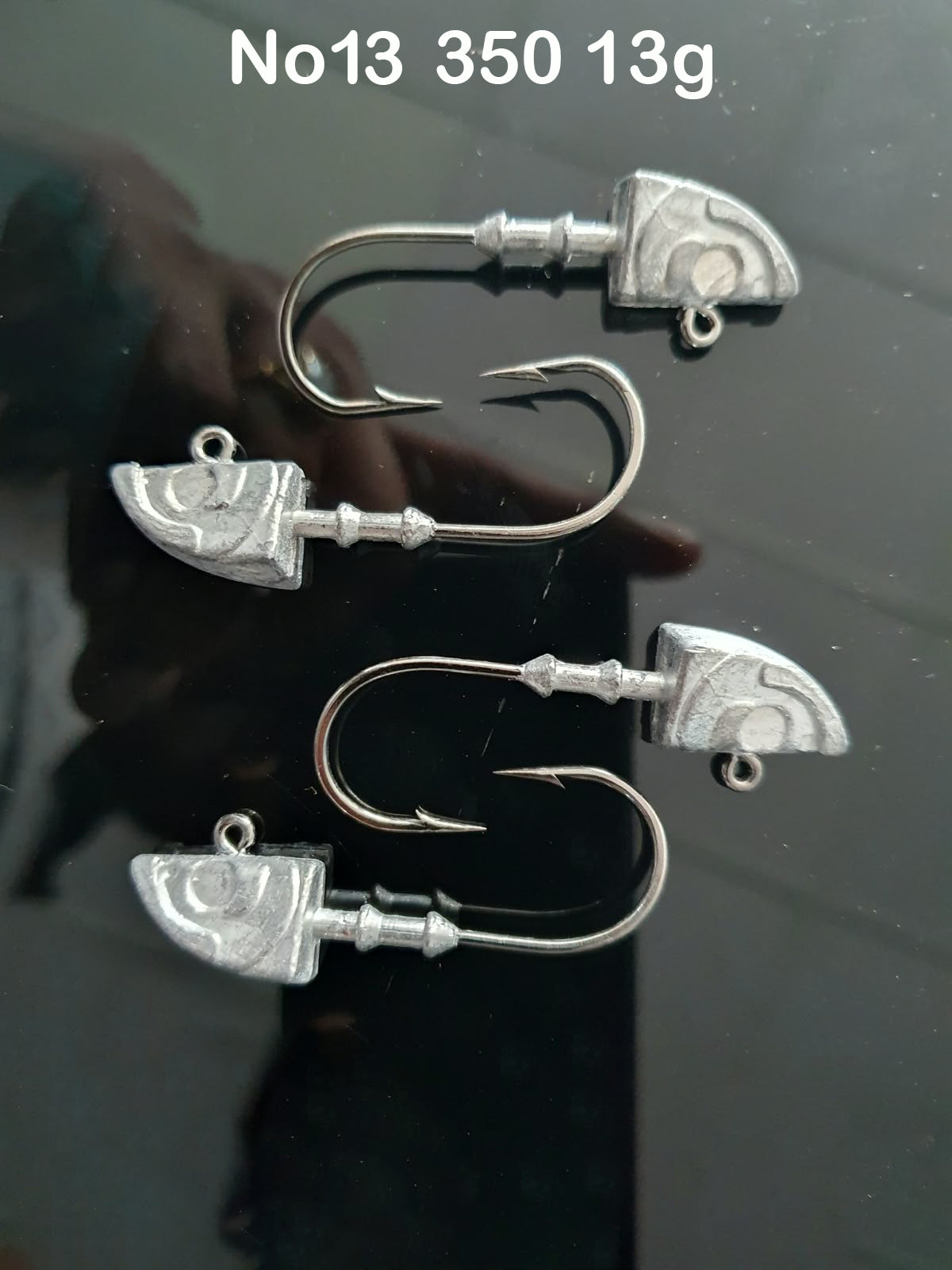 Fish-head style jig head 13 grams (Pack of 5)