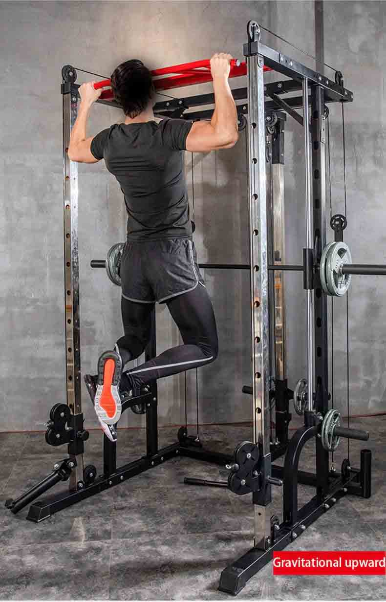All-in-One Commercial Smith Machine & Functional Trainer (with 100KG Weight Set)