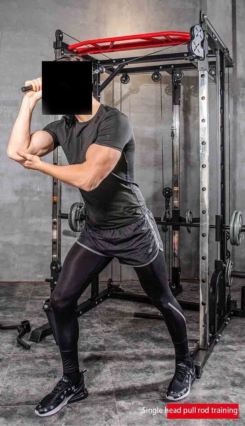 All-in-One Commercial Smith Machine & Functional Trainer (with 100KG Weight Set)